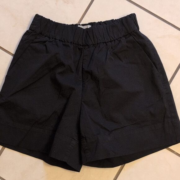 Everlane The Easy Short Black Organic Cotton Size 0 - Picture 2 of 14